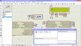 SPI Communication between two avr microcontroller simulated