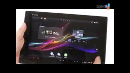 Sony Xperia Tablet Z user interface on digitell.ir