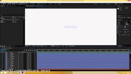 Apple text animation After Effects tutorial Intention part 2