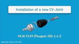 SKF  How to replace an SKF CV Joint VKJA 5339 on the Peugeot 206 1.4i  uk playlist