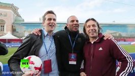 Stan Collymore sings Kalinka joins RT as special host for FIFA Confederations Cup Promo