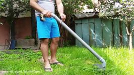 How to Make A Powerful Hand Grass Cutter Machine at home