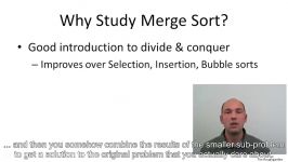L1 5  Merge Sort  Motivation and Example