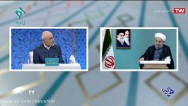 حسن روحانی در سومین مناظره نامزدهای انتخابات ۹۶