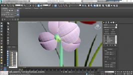 مدل کردن گل وگلدون 3dsmax قسمت دوم