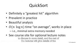 L5 1  Quicksort Overview