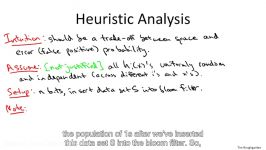 L12 2  Bloom Filters  Heuristic Analysis