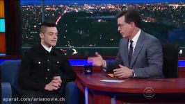 حضور Rami Malek در برنامه The Late Show with Stephen C