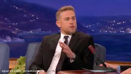 حضور Charlie Hunnam Kristen Schaal در برنامه Conan