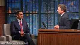 حضور Aziz Ansari در Late Night with Seth Meyers