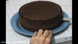 آموزش درست کردن کیک تولد روکش شکلات