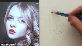 How to Draw a Pretty Face with Pencil