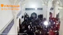 لحظه ورود رییسی به مصلای اردبیل حضور در سیل هوادارانش