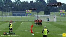 CURVE FREE KICK TUTORIAL FARSI آموزش ضربه آزاد کات دار