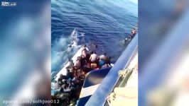 غرق شدن پناهنده های آفریقایی در دریای مدیترانه