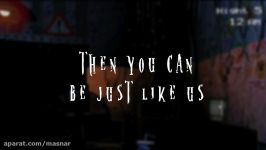 NateWantsToBattle Mangled LYRIC VIDEO FNaF Song