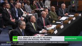 US Senates security hearing focuses on Russia FBI probe