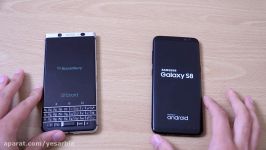 تست سرعت گوشی Samsung Galexy S8 Blackberry KEYone