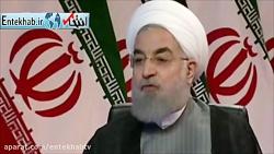 فیلم واکنش روحانی به ادعای قطع یارانه ها توسط دولت