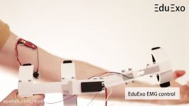 کنترل اسکلت بیرونی EduExo سیگنال عضلات