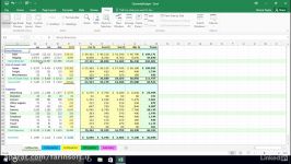 دانلود آموزش مدیریت چندین Workbook Worksheet در Excel
