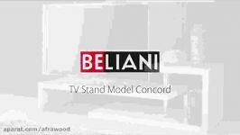 Beliani TV Stand  Table  Cabinet  Entertainment Unit  CONCORD  Eng