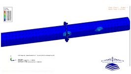 فیلم آموزشی، آنالیز استاتیکی غیرخطی تیر اتصال پیچی