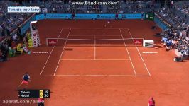 Nadal vs Thiem نادال دامنیک تیم فینال مادرید 2017