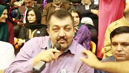 احمد ایراندوست غول برره در همایش دکتر روحانی