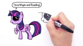 How to Draw My Little Pony Twilight Sparkle Cute Step by step