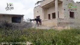 هدف قرار دادن نفرات ارتش سوریه باموشک تاو توسط تروریست