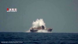 شلیک اژدر والفجر زیردریایی الغدیر ایرانی