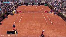 Highlights Del Potro Berdych Goffin Advance On Monday In Rome 2017