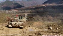 Korean K2 Black Panther Main Battle Tanks In Action  K2 Black Panthers Fire Their Powerful Weapons