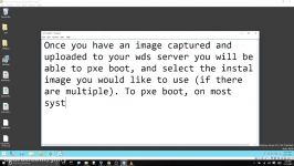 PXE Boot WDS.