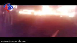نخستین ویدیو انفجار مرگبار در اردوگاه آوارگان سوری