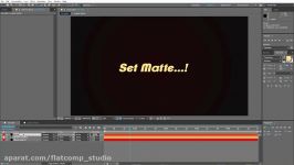 اموزش افترافکت set matte effect