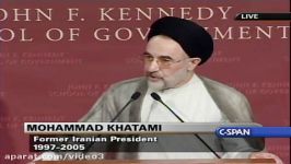 سخنرانی سید محمد خاتمی در دانشگاه هاروارد آمریکا کامل