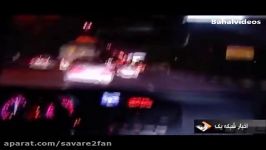 رانندگی وحشتناک لایی کشی رانندگان متخلف خودرو های لوکس در تهران