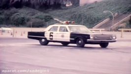 Police Car Driving Patrol Vehicle Operation Emergency Driving 1974 Sid Davis