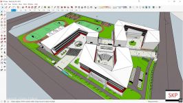 مدل مدرسه 3 بعدی اسکچاپی H10