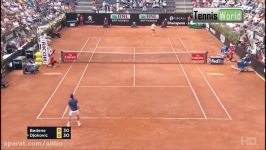 Aljaz BEDENE vs Novak DJOKOVIC Highlights ATP Rome 2017