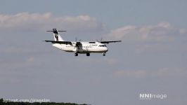 فرود هواپیمای ATR 72 جدید ایران ایر در فرودگاه تولوز