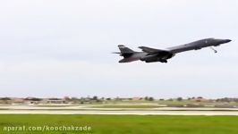 RAW B1 B52 B2 Nuclear Bombers Fly Over