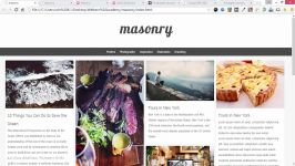 آموزش jQuery Masonry