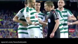 The penalty kick for Jordi Alba after he was blocked by the ghost