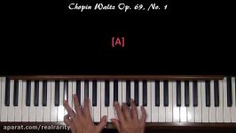 Chopin Waltz Op. 69 No. 1 Piano Tutorial