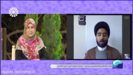 ارتباط اسکایپی حجت الاسلام جیدی مرکز اسلامی لس آنجلس ، شبکه جهانی جام جم