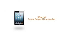 iPad 4 باز بسته کردن تعویض ال سی دی