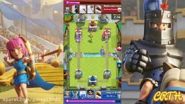 2 HP Hog nado VS Golem Night Witch  TV Royale